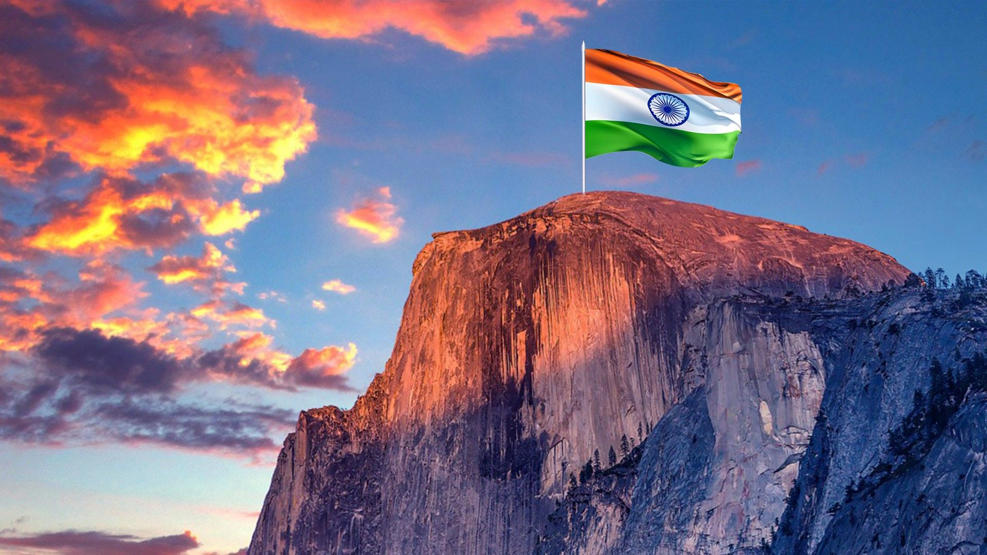 Mountain India Flag Background Hd Images Wallpapers Cbeditz