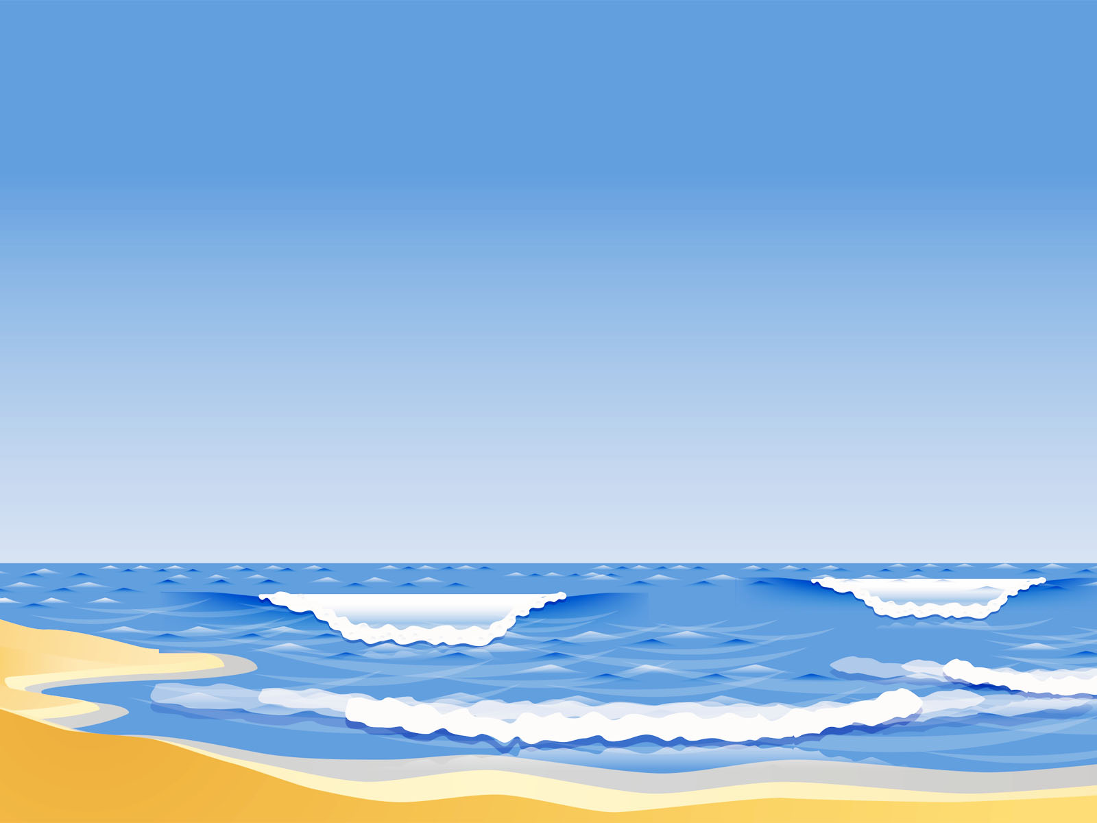 Ocean Beach PowerPoint Background Templates | CBEditz