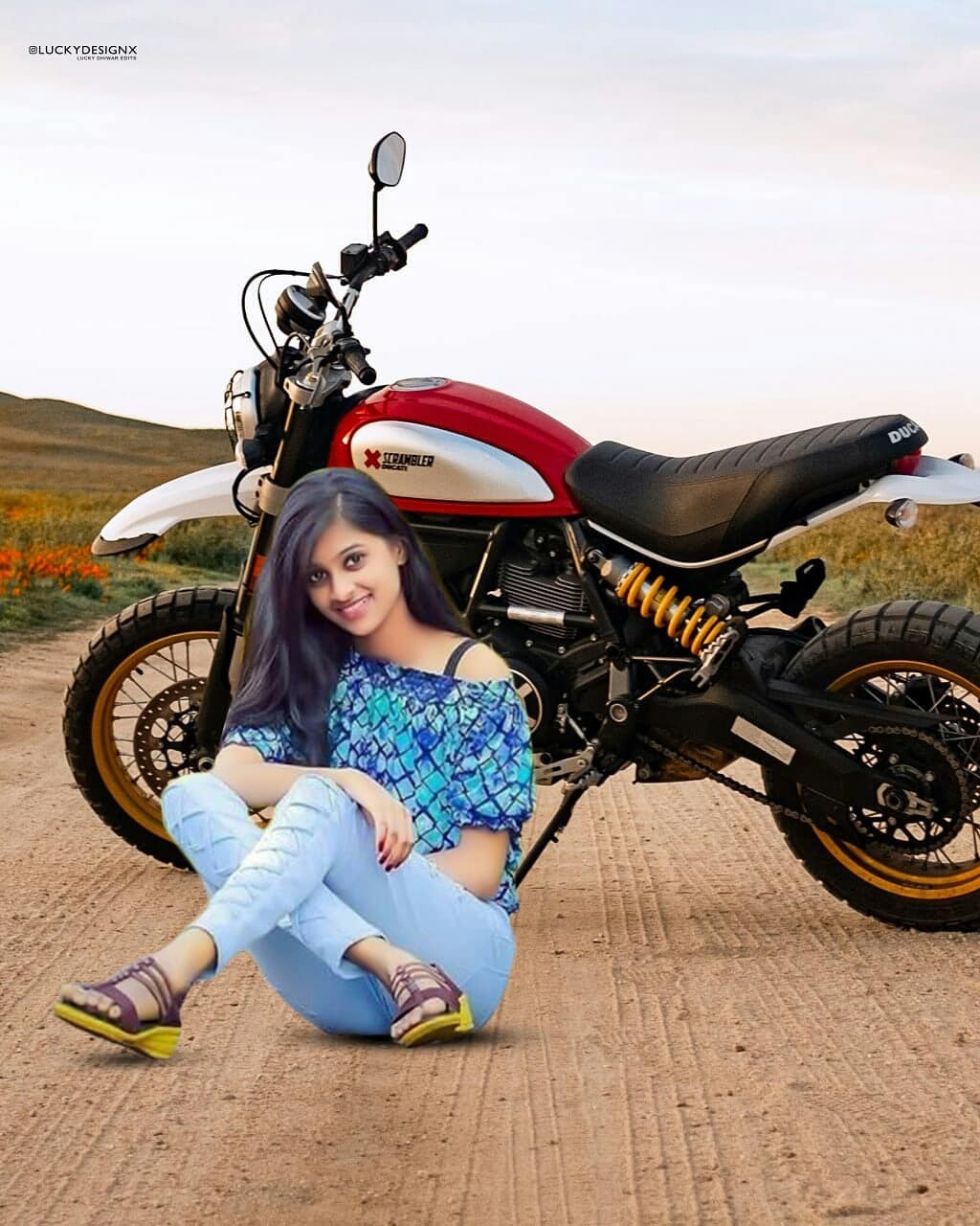  Bike Photo Editing HD Background With Girl | CBEditz