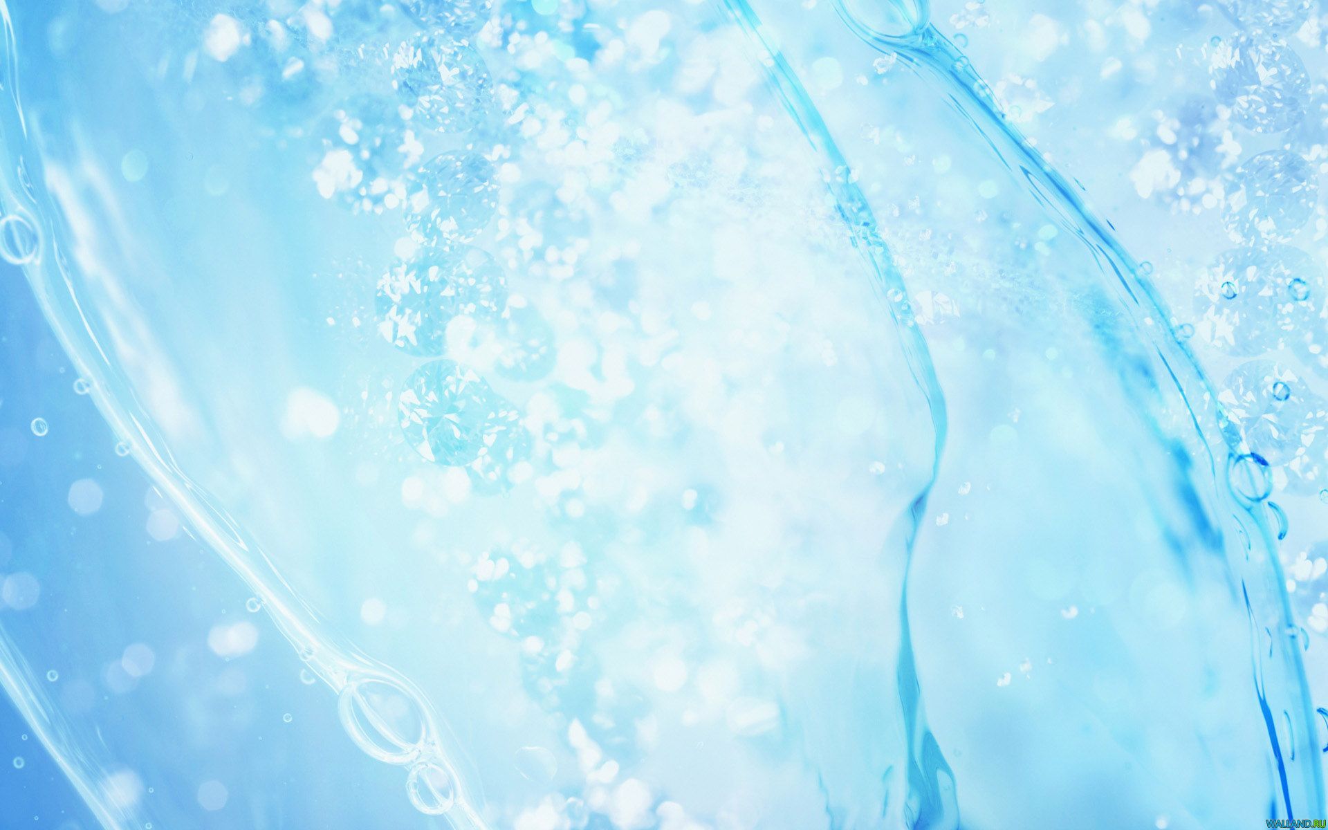 Light blue water droplets Samsung Galaxy Note 3 Wallpapers