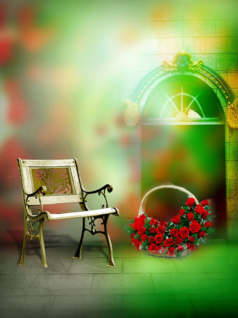  PSD Green Chair Studio Background HD Download | CBEditz