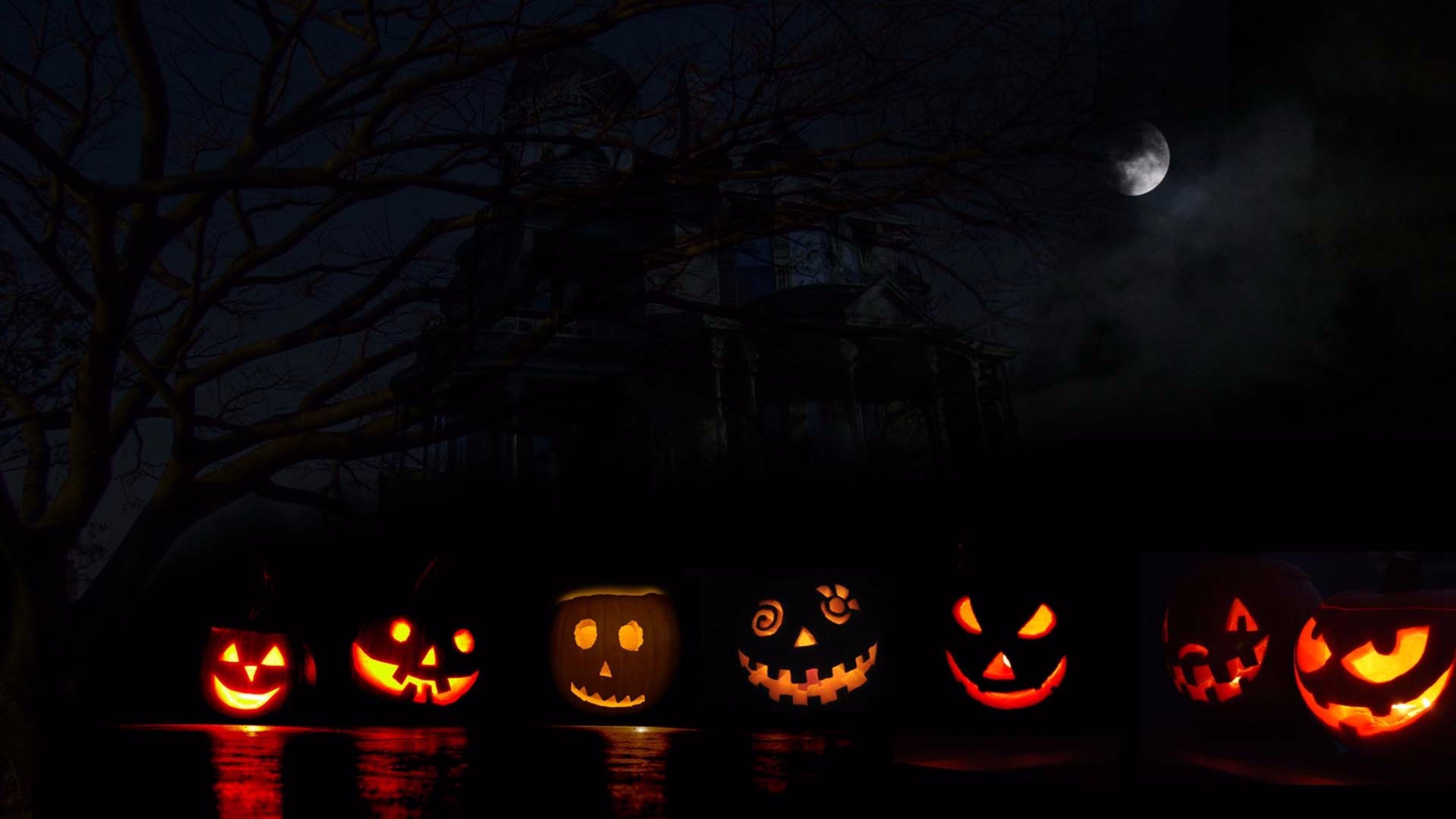 Scary ghosts 31 October amoled autumn black dark halloween neon HD  phone wallpaper  Peakpx