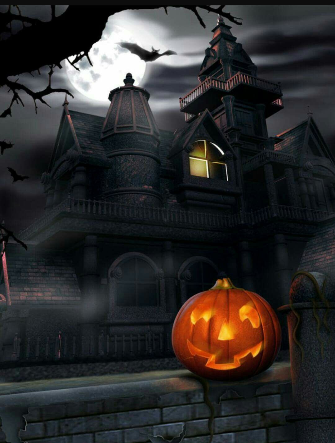 🔥 Halloween Street Background HD Wallpaper | CBEditz