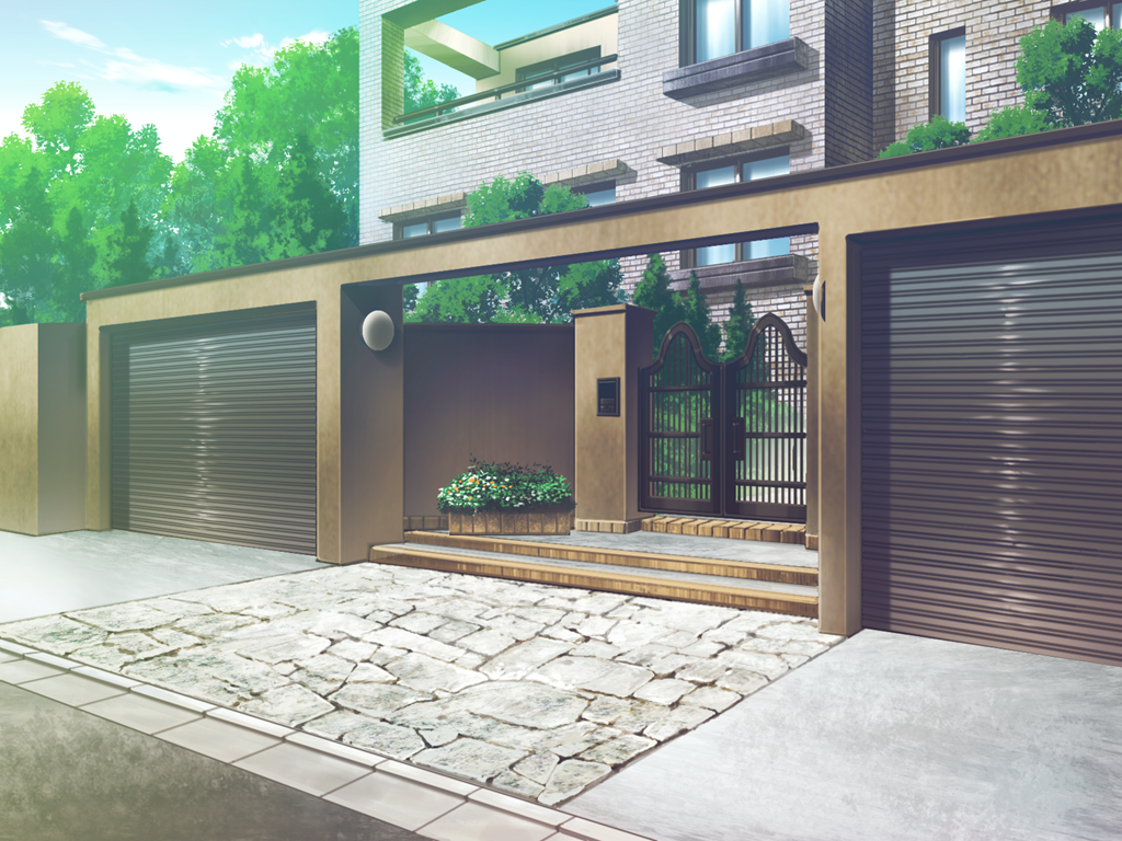 Anime House HD Wallpaper by かお