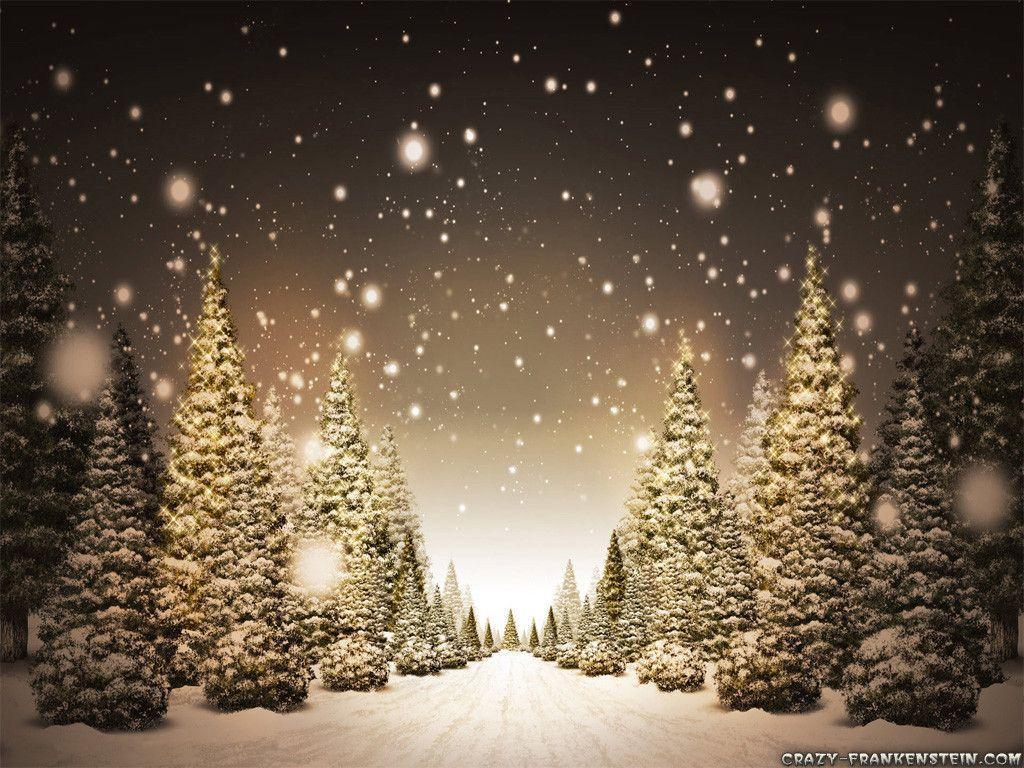 Christmas Snow Desktop Wallpapers  Wallpaper Cave