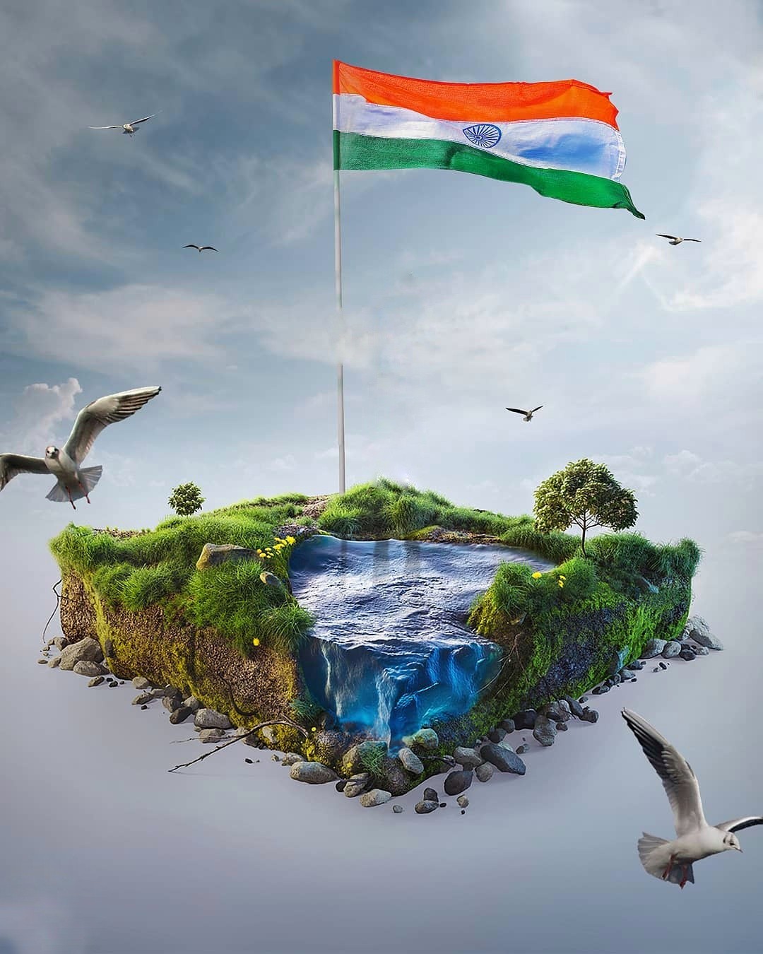 Indian Flag Wallpaper Background Tiranga Blur Stock Photo 1556767067 |  Shutterstock