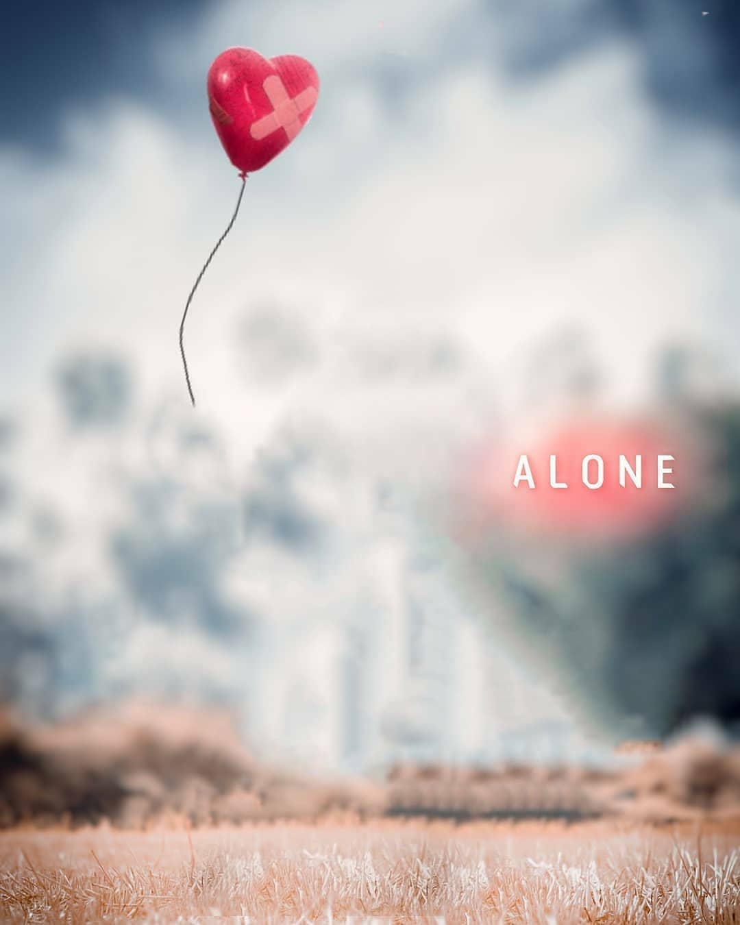  Alone Heart Balloon Picsart Editing Background Full HD Download ...