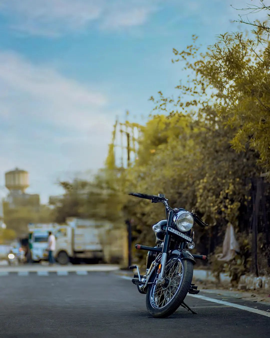  Bike On Road Editing Background HD Download | CBEditz