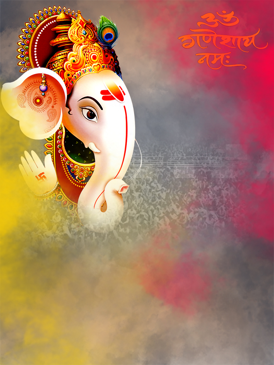  Ganesh Chaturthi Banner HD Background Download | CBEditz