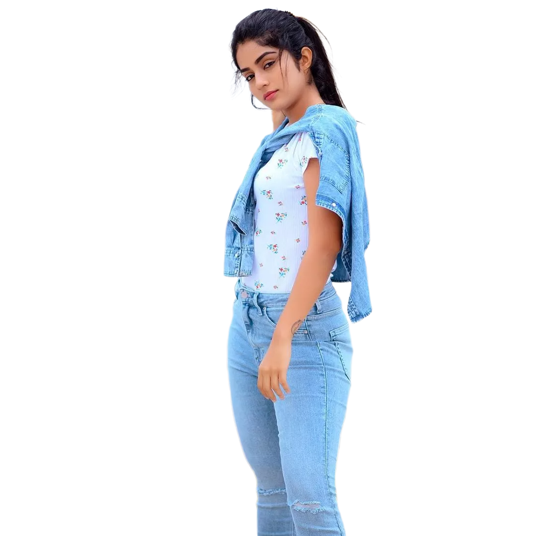 🔥 Girl In Jeans Top PNG Images Download | CBEditz