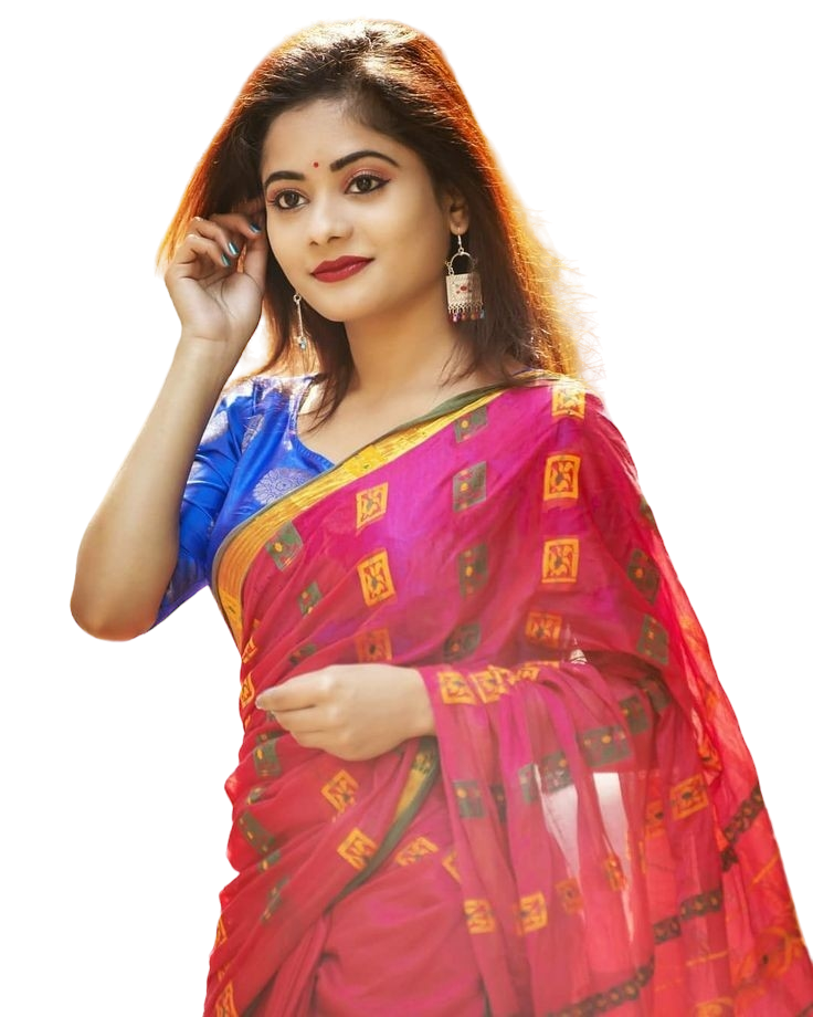 🔥 Girl In Red Saree PNG Images Download | CBEditz