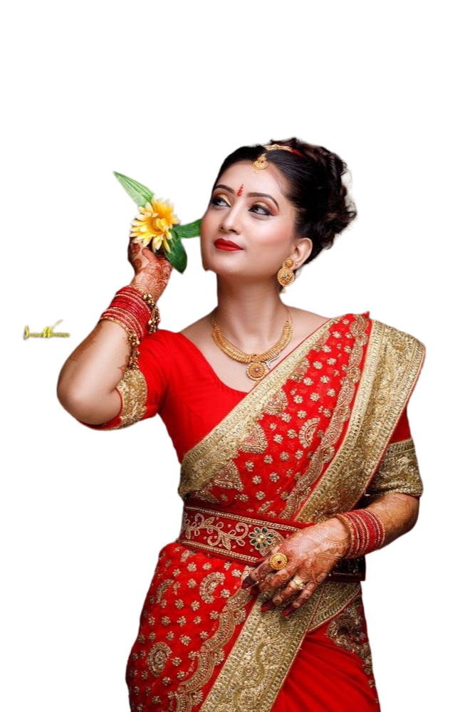 🔥 Girl In Red Saree PNG Images Download | CBEditz