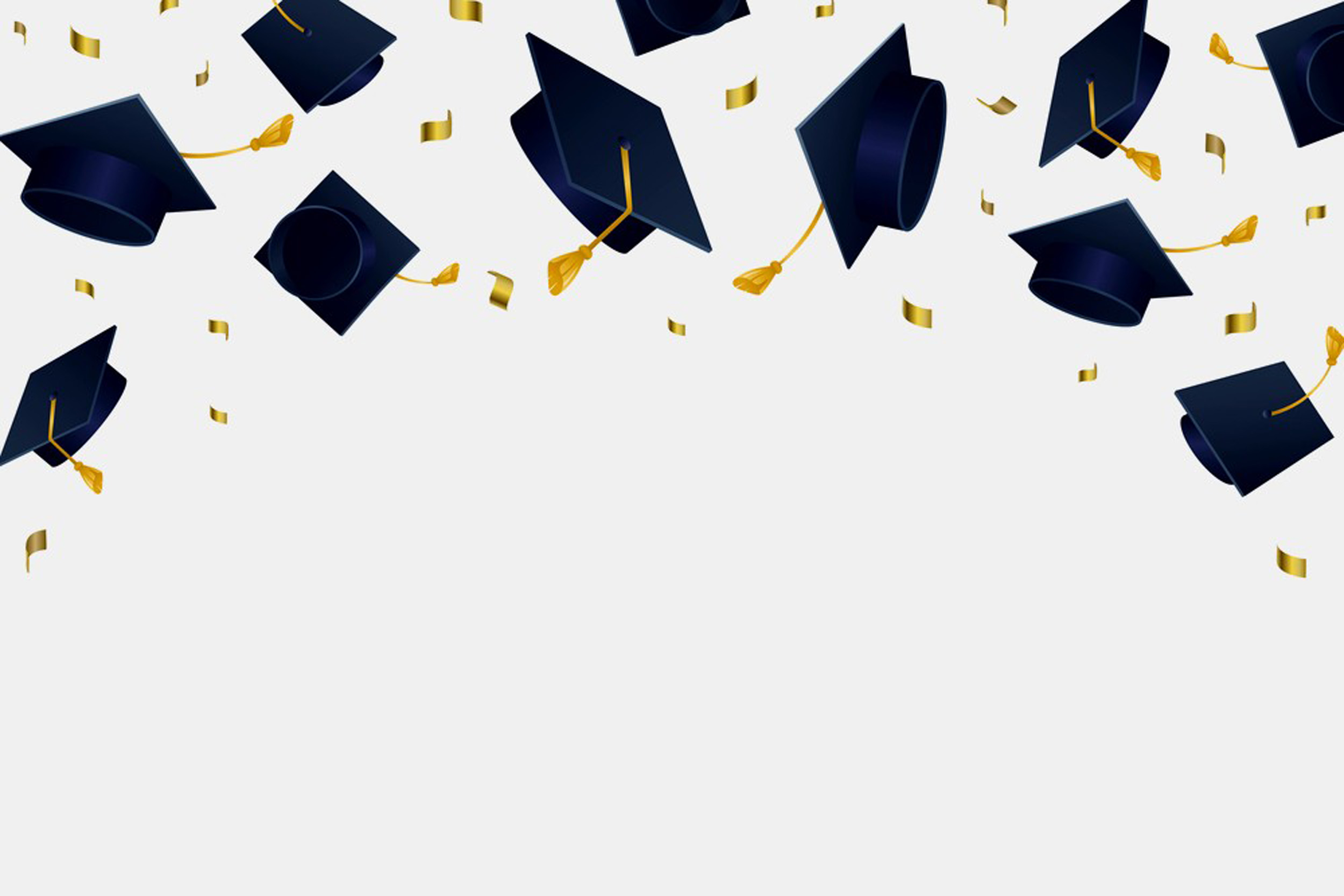 🔥 Graduation Cap And Diploma With Confetti Background HD Images | CBEditz