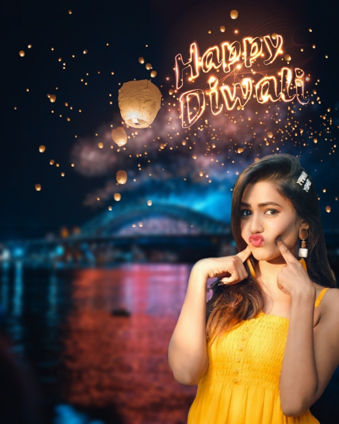 Diwali girl editing background Total PNG | Free Stock Photos