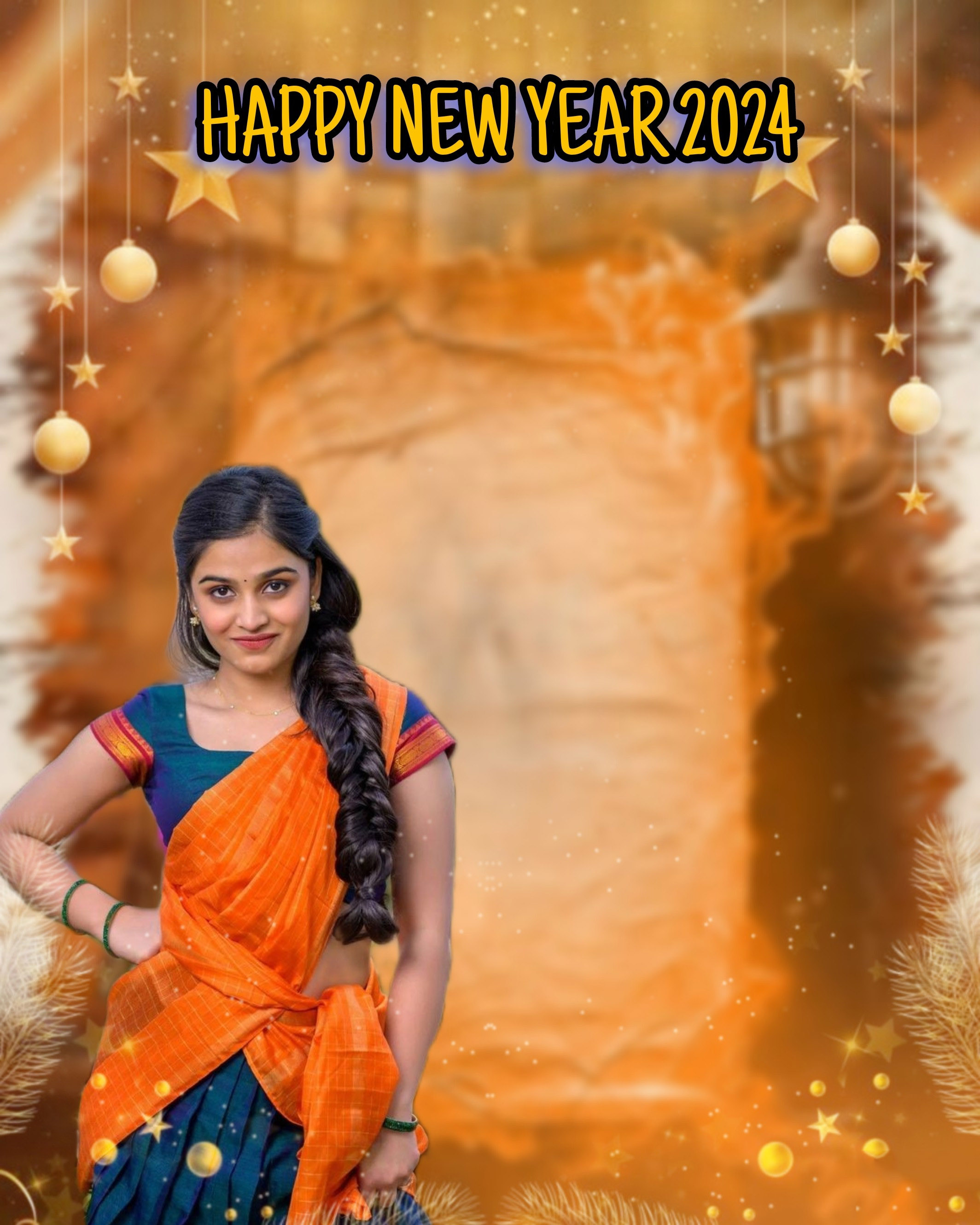 🔥 Happy New Year 2024 Girl Editing Background CBEditz