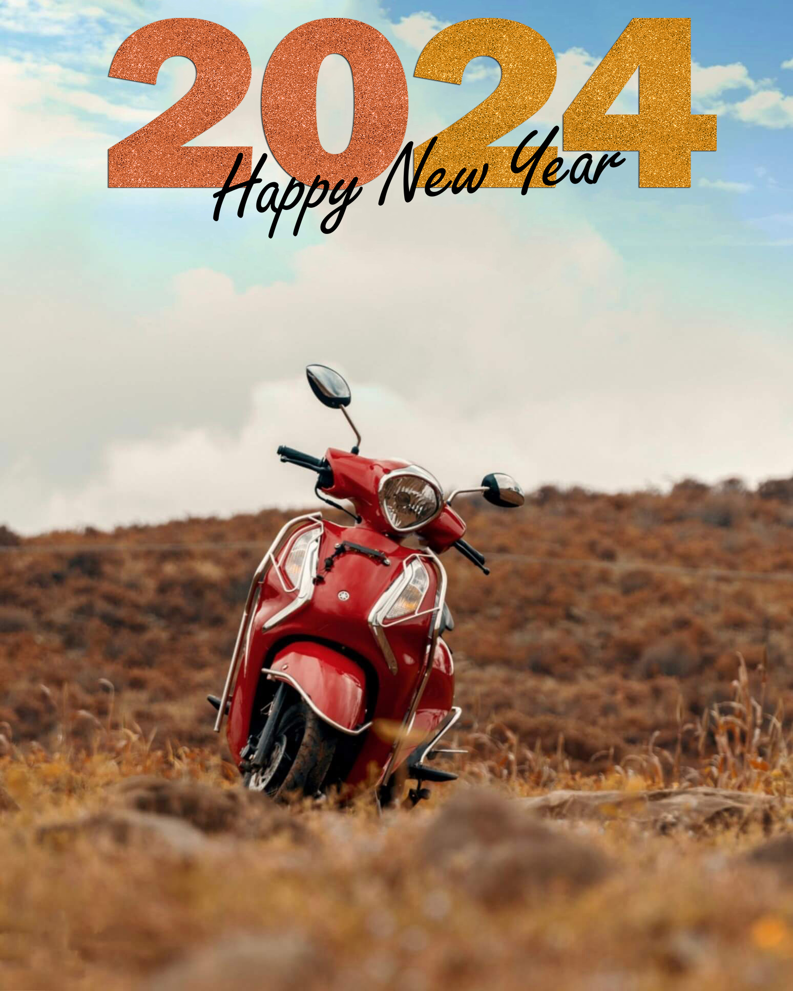 Happy New Year 2024 Red Motorcycle With Lights On It Background CBEditz   Happy New Year 2024 Red Motorcycle With Lights On It Background Qi8yixljny 