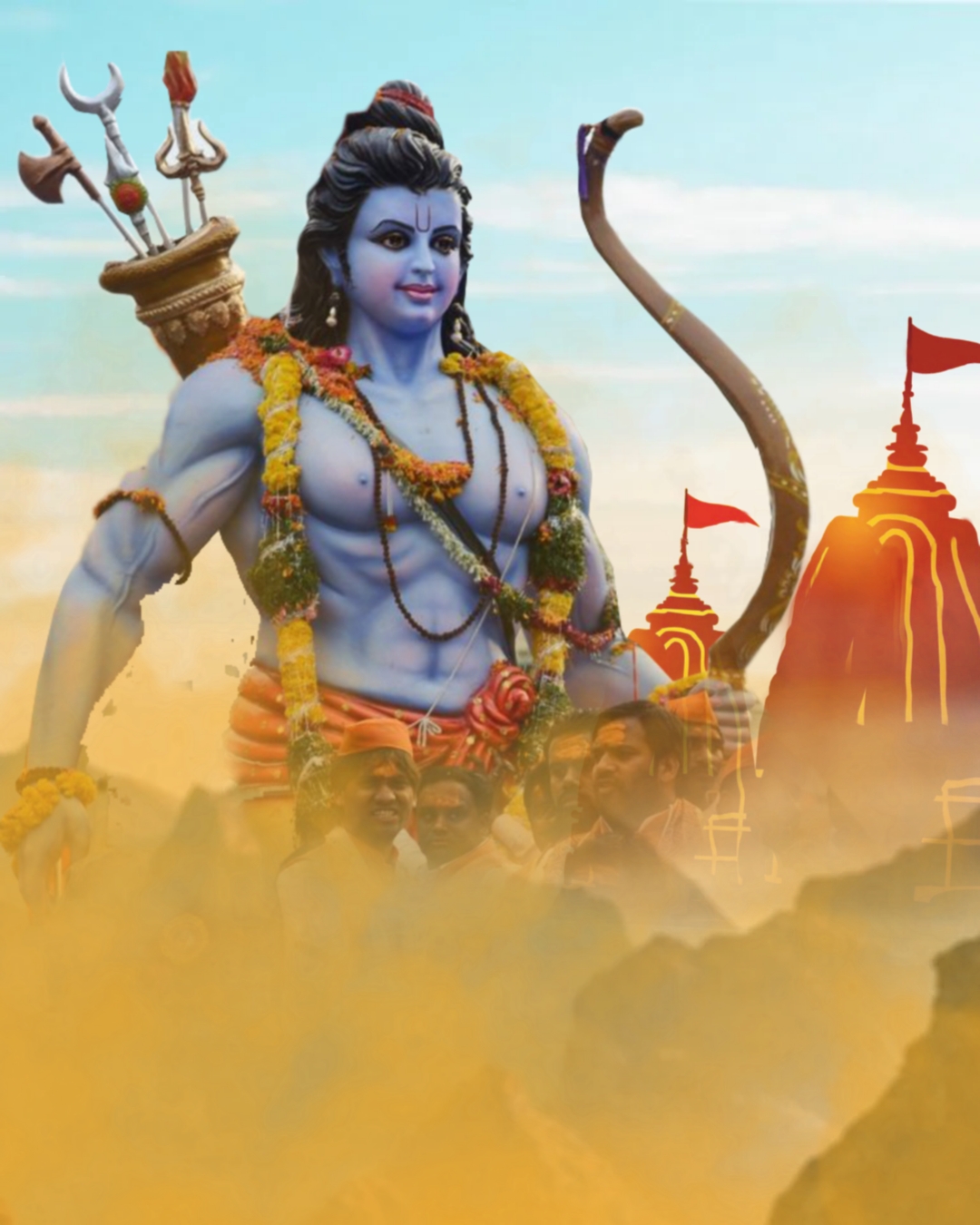  Happy Ram Navami CB Editing HD Background | CBEditz