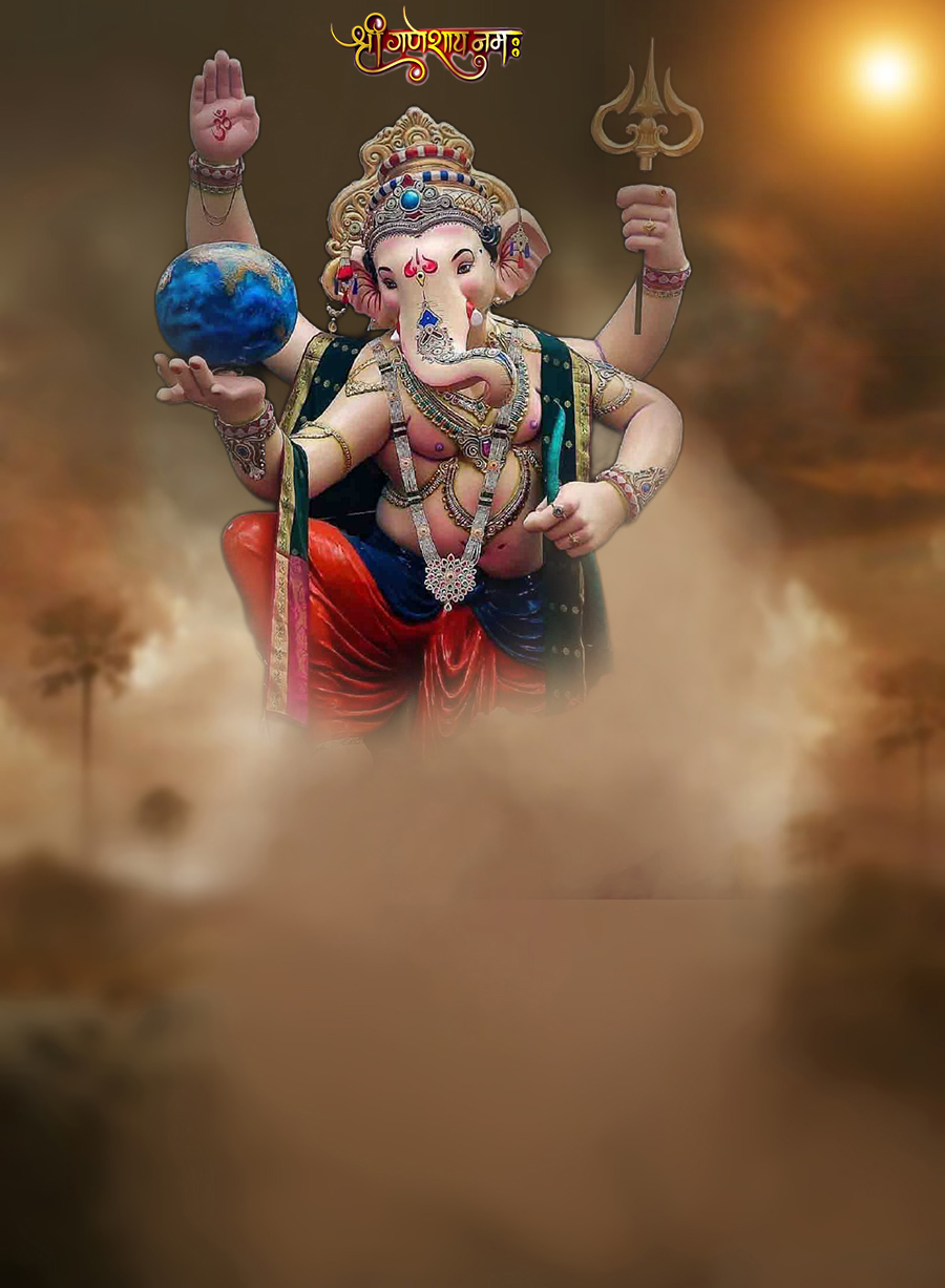 Lord Ganesha PicsArt Banner Editing HD Background Download ...