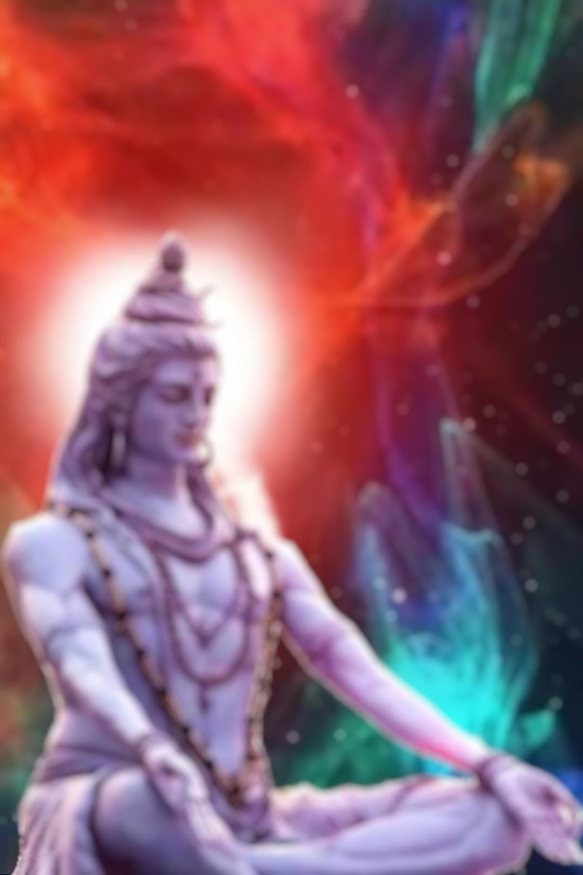 3d Wallpaper of Lord Shiv with Fire and Sun Rays, God Mahadev 3D  illustration Red Circle rings on back of fire and rays God Mahadev Doing  Meditation Stock Illustration | Adobe Stock