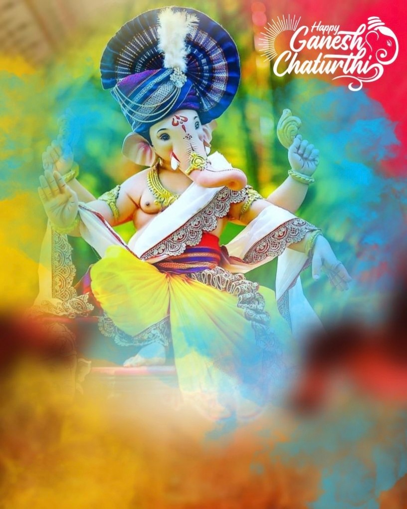 🔥 Sitting Small Statue Ganpati Editing Background HD | CBEditz