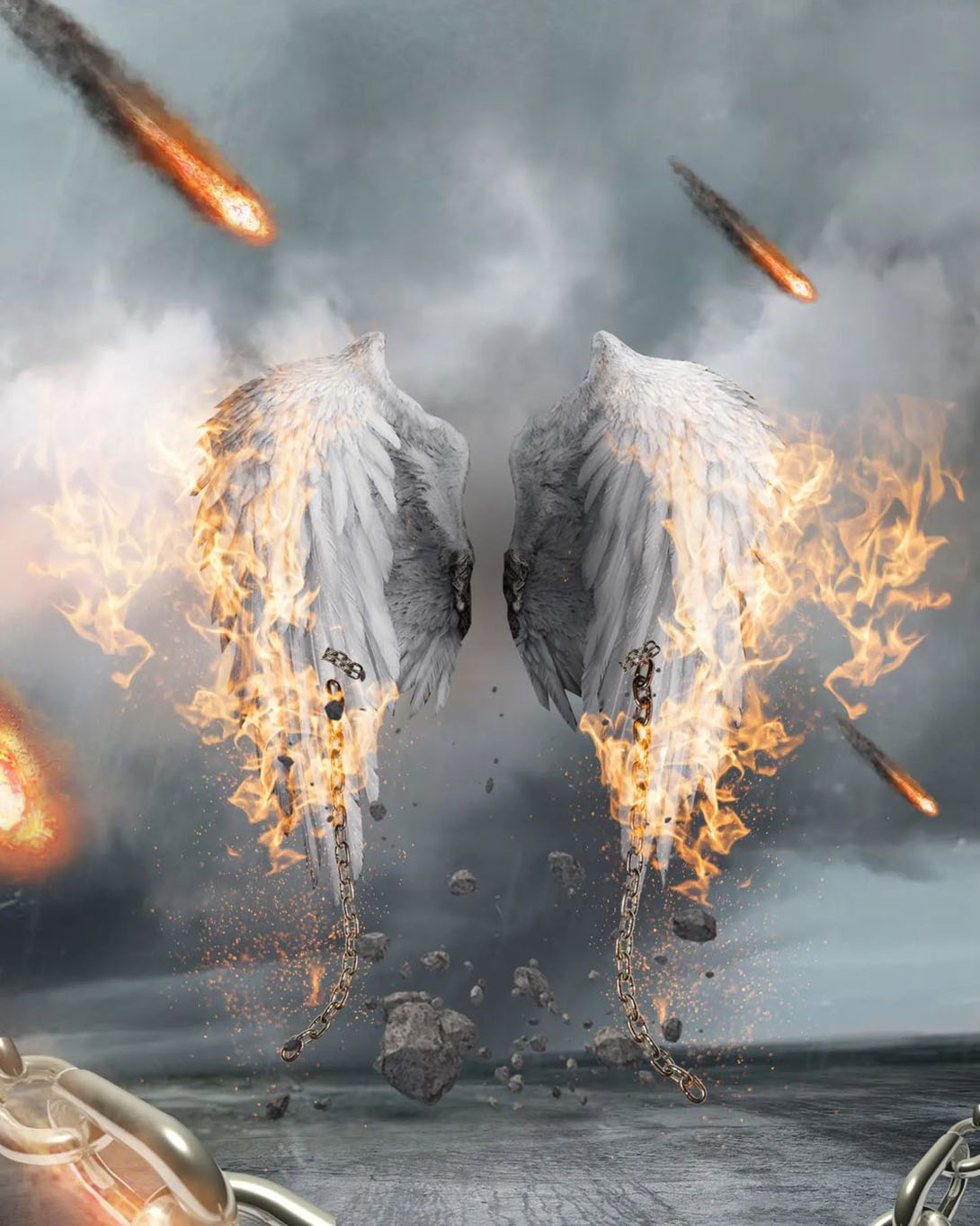  White Fire Wing PicsArt Editing Background Full HD Download ...