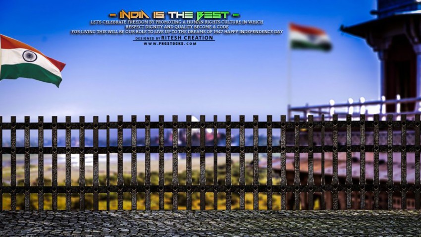 15 August  Independence Day Background For Photoshop