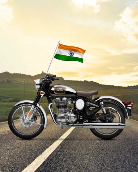 15 August Independence Day Bullet Bike  PicsArt Editing Background