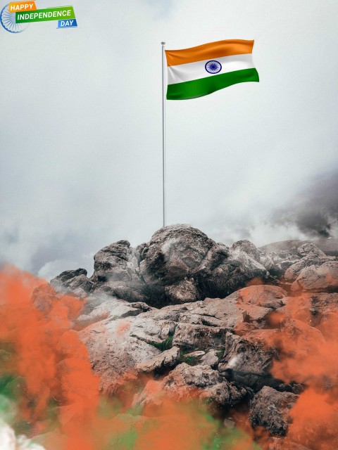 15 August Independence Day Mountain CB PicsArt Editing Background