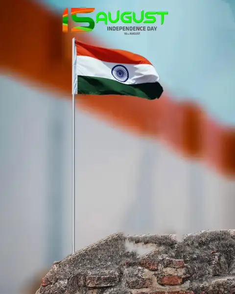 15 August Indian Flag Roack CB Editing Background HD