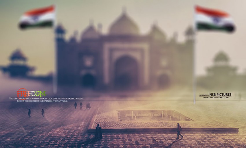15 August Taj Mahal Editing Background Full HD