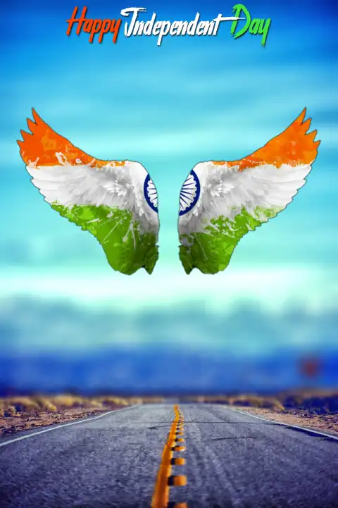 15 August Wings Road Blue Sky CB Editing Background