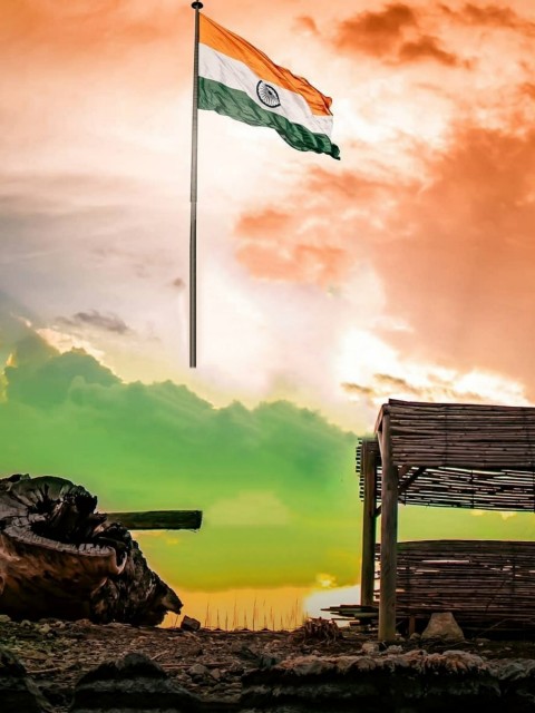 26 January PicsArt Editing Background 2021 With Flag