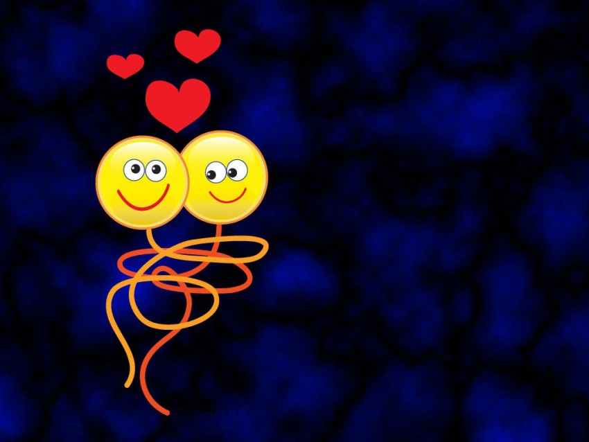 Animated Love Emoji PowerPoint Background