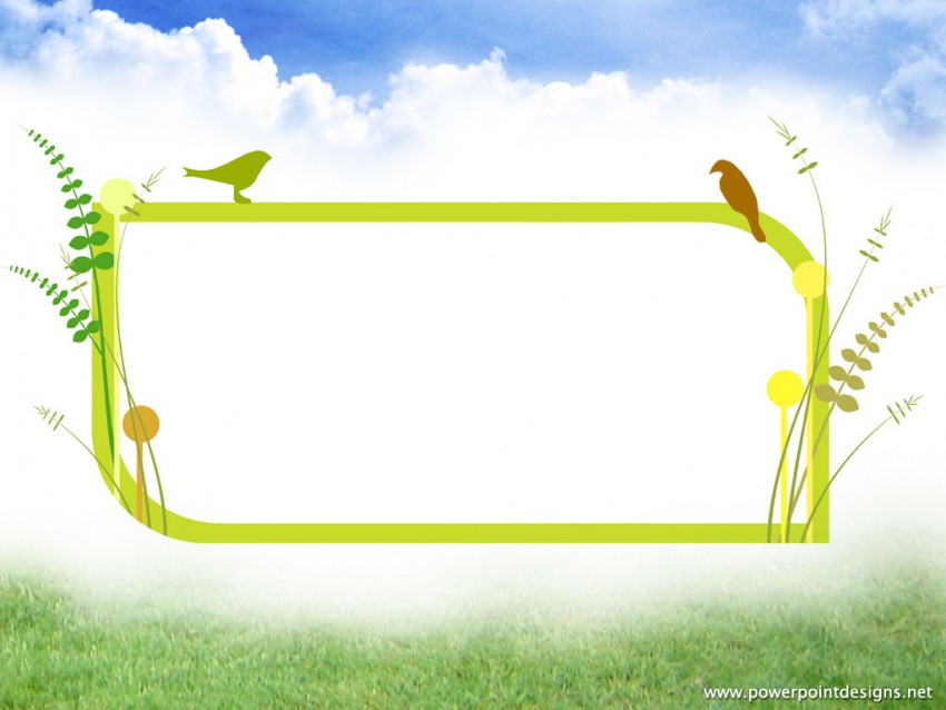 Animated Nature Bird PowerPoint Background