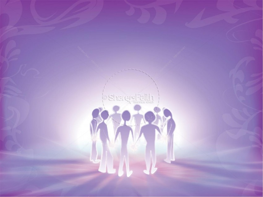 Announcement People Group PowerPoint Background