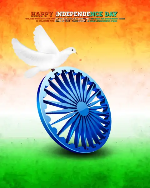 Ashoka Chakra Independence Day 15 August CB Editing Background HD