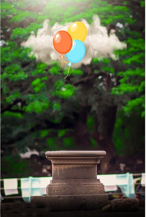 Balloon  Editing CB Tree Background Download