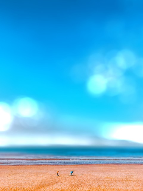 Beach Blue Sky CB Photoshop Editing Background Full HD - CBEditz