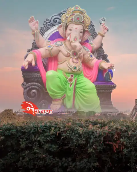 Big Size Ganpati Statue Ganesh Chaturthi Editing Background  Full HD