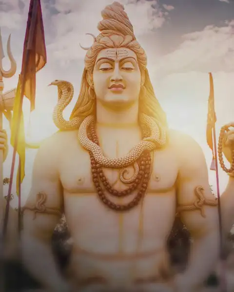 Big Statue CB Mahadev Editing Background Download HD