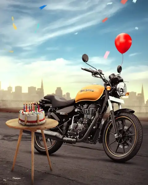 Birthday Bike Cake Photo Editing Background Download