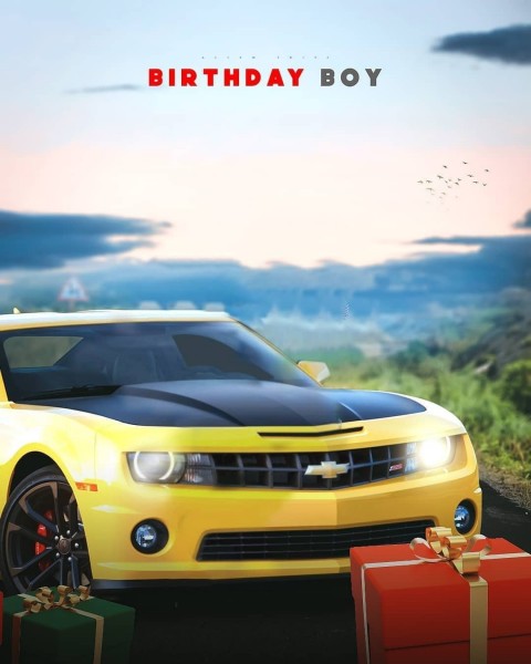 Birthday Car PicsArt CB Editing HD Background Download