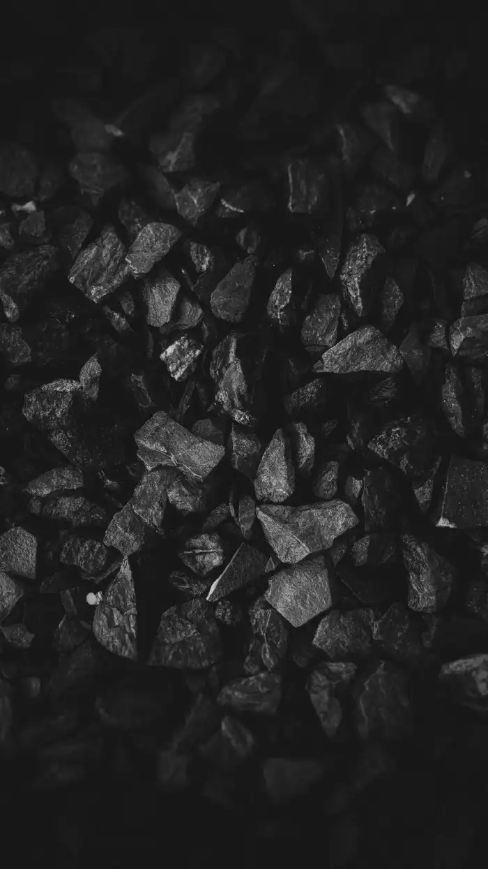 Black Close Up Of Some Crystals Background