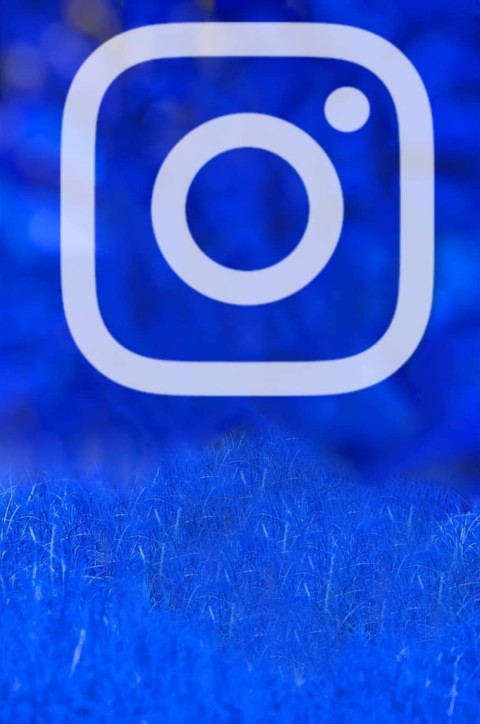 Blue Instagram Viral Editing Background Hd