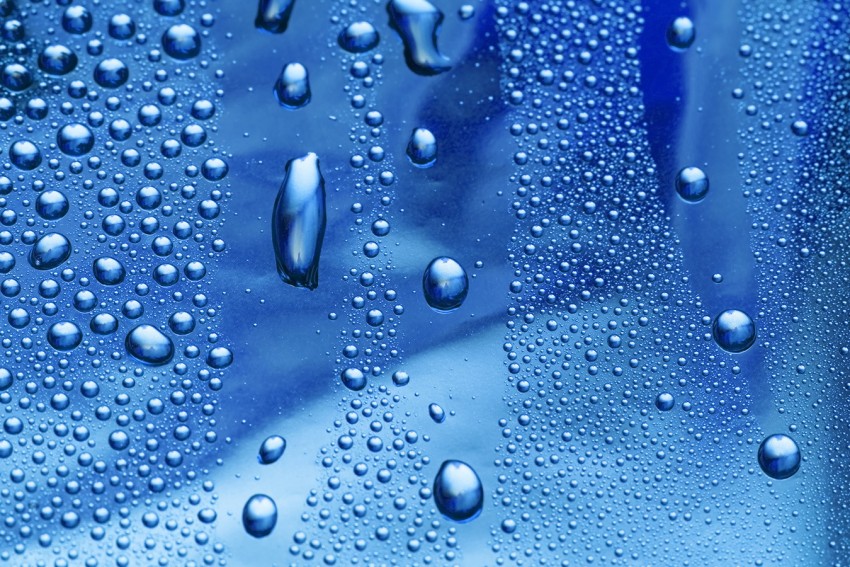 Blue Water Drop Background Full HD Download Free