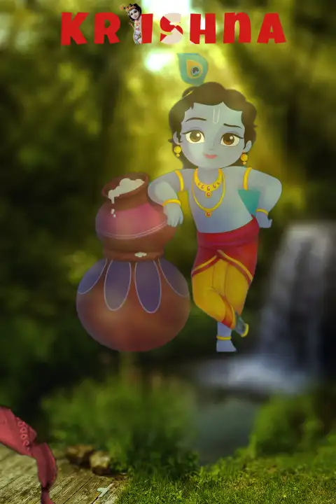Blur  Krishna Janmashtami Editing Background Full HD Download