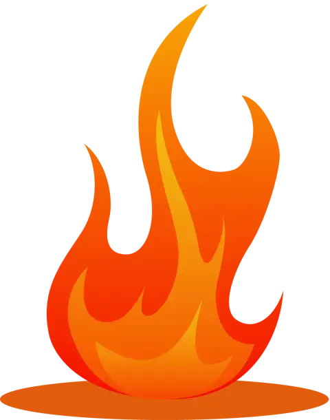 Bonfire Colorful Icon Clipart Fire PNG