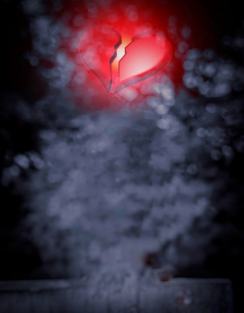 Broken Heart PicsArt CB Blur Editing Background HD