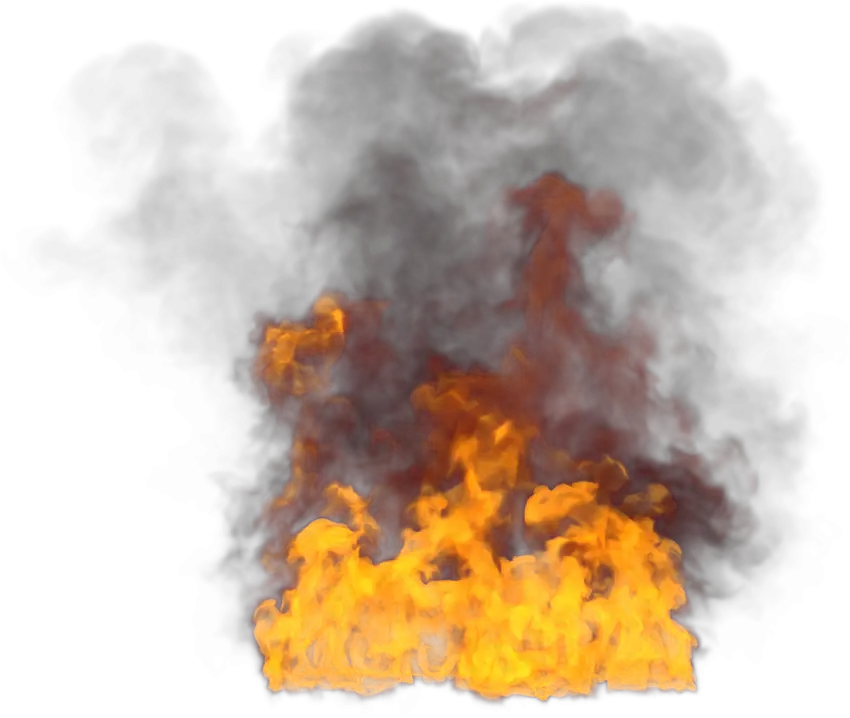 Burning Smoke Fire PNG  HD Background