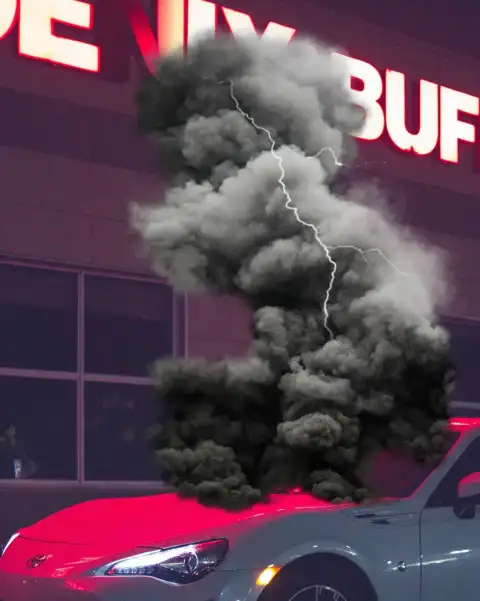 Car Smoke Cloud PicsArt Editing Background Full HD Download